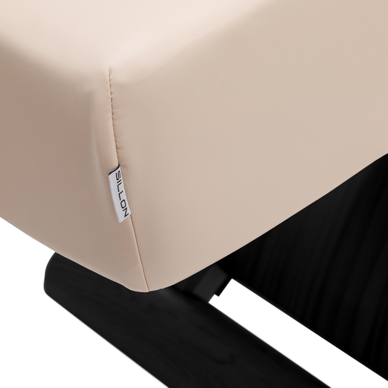 Leżanka SPA Sillon Siesta kremowa z czarną podstawą 10
