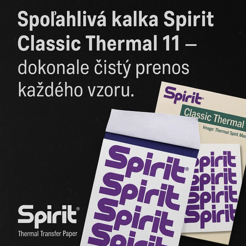 Spirit® Classic Thermal Transfer Paper 11" – profesionálny termálno-transferový papier 1