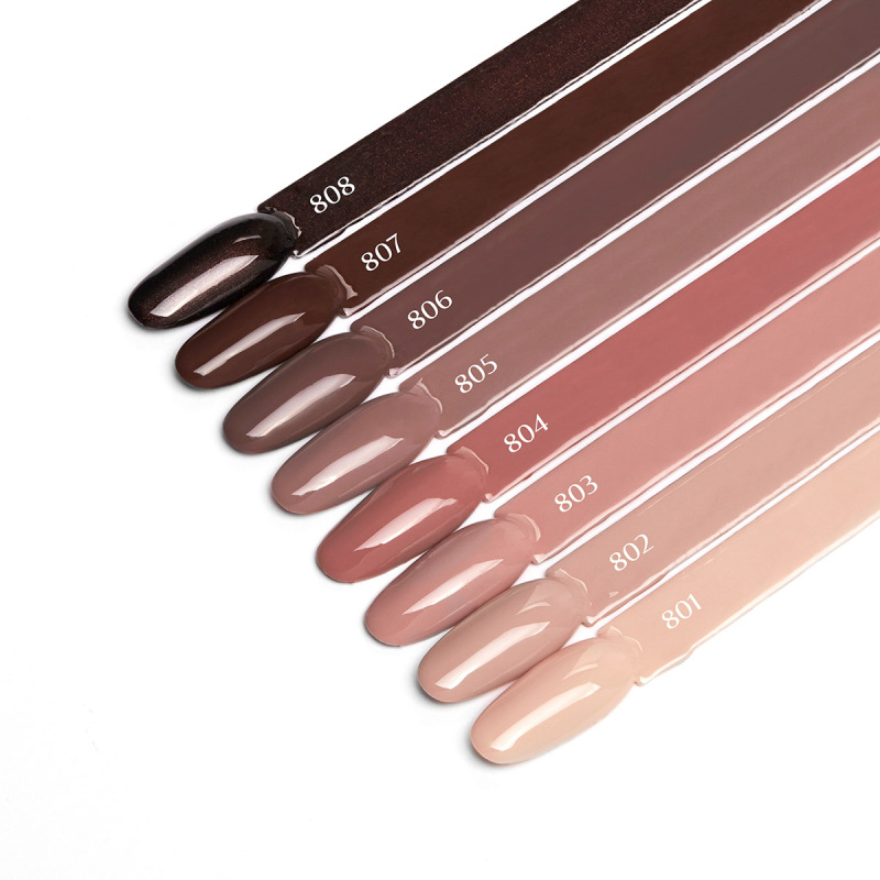 OCHO NAILS Lakier hybrydowy brown 807 -5 g 3