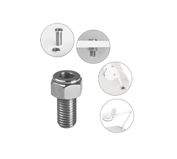DRŽIAK LAMPY-LUPY TUBE INOX 1