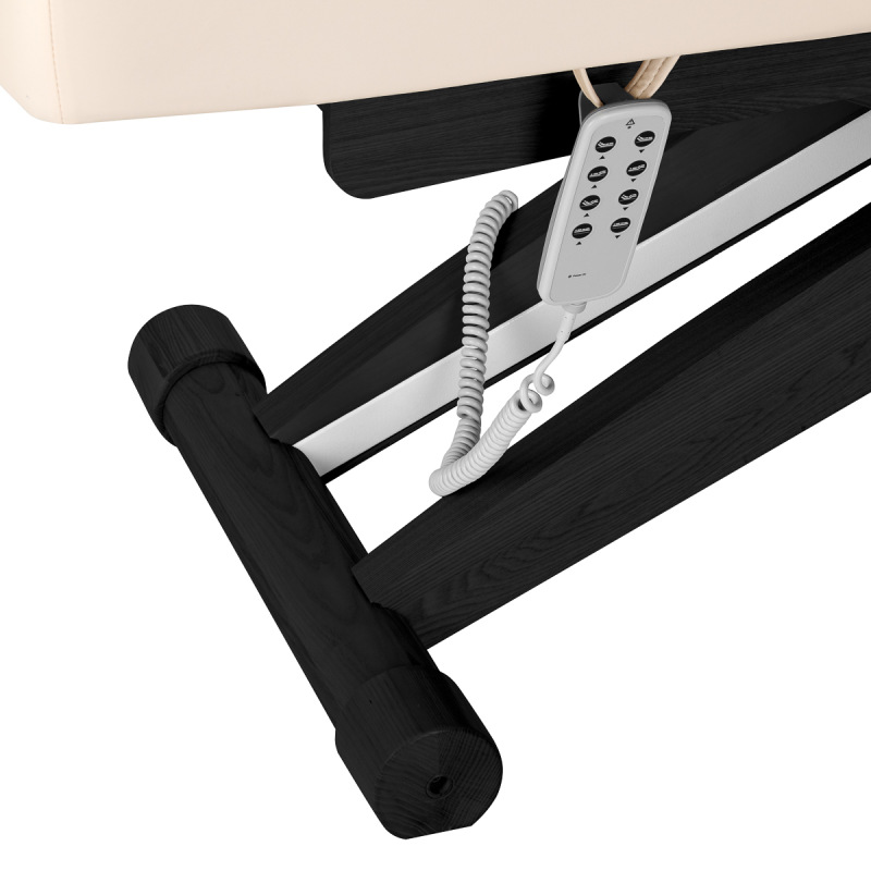 Leżanka SPA Sillon Siesta kremowa z czarną podstawą 15