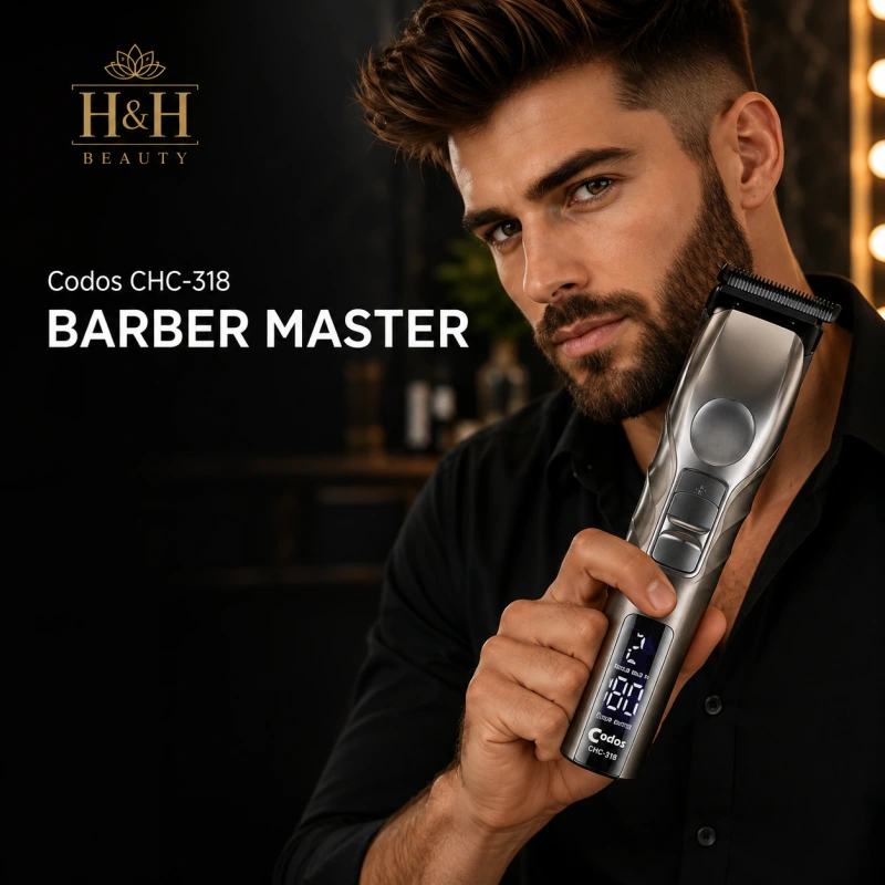 Akumulátorový zastrihávač vlasov Codos CHC-318 BARBER MASTER