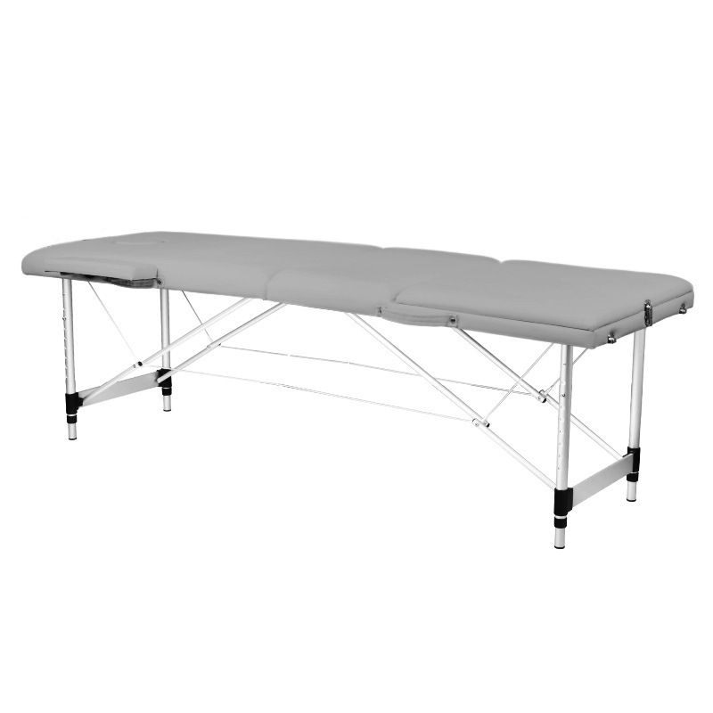 Balance skladací masážny stôl hliníkový 3 segmenty šedý 1