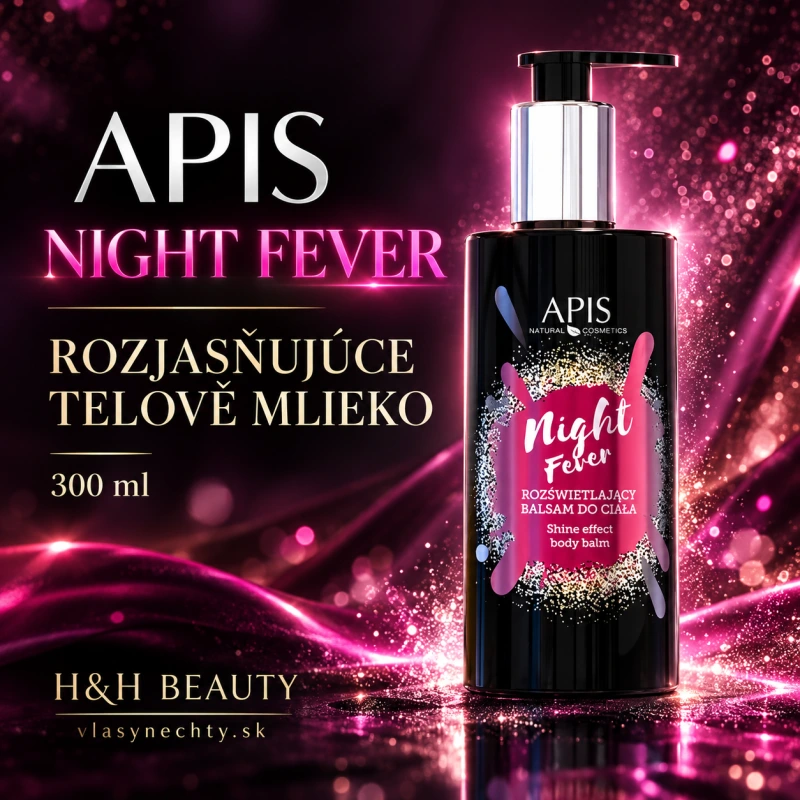 APS Rozjasňujícetlové mlieko Apis Night Fever, 300 ml