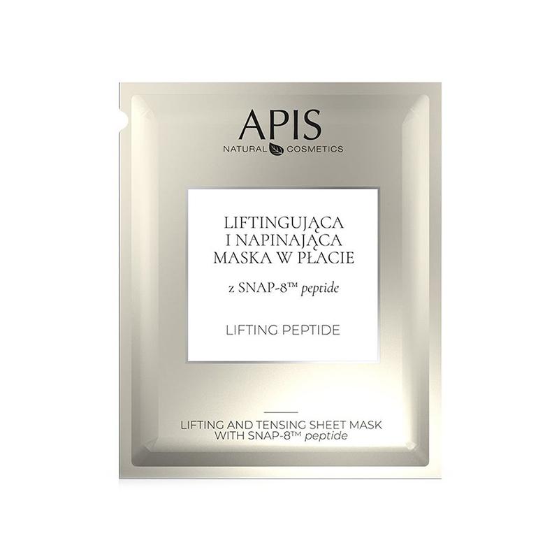 APIS LIFTING PEPTIDE Liftingująco – napinający maska w płacie z SNAP-8 TM peptide 20 g