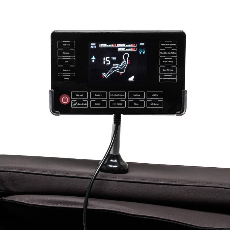 Masážne kreslo Sakura Classic 306A Drevená koža 7