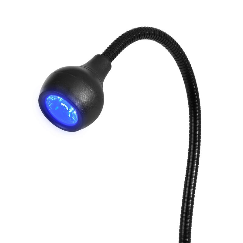 Glow Lampka UV LED Snake na biurko czarna 1