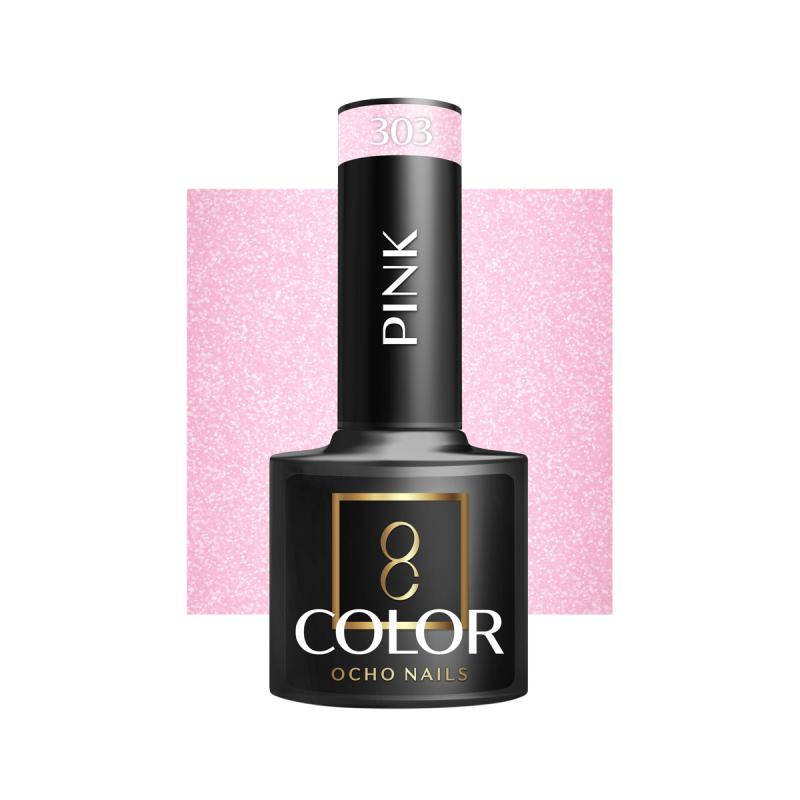 OCHO NAILS HYBRIDNÝ LAK NA NECHTY pink 303 -5 g