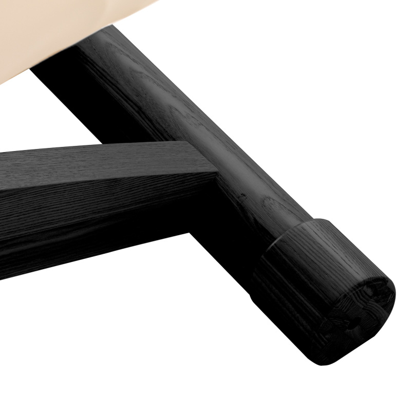 Leżanka SPA Sillon Siesta kremowa z czarną podstawą 18