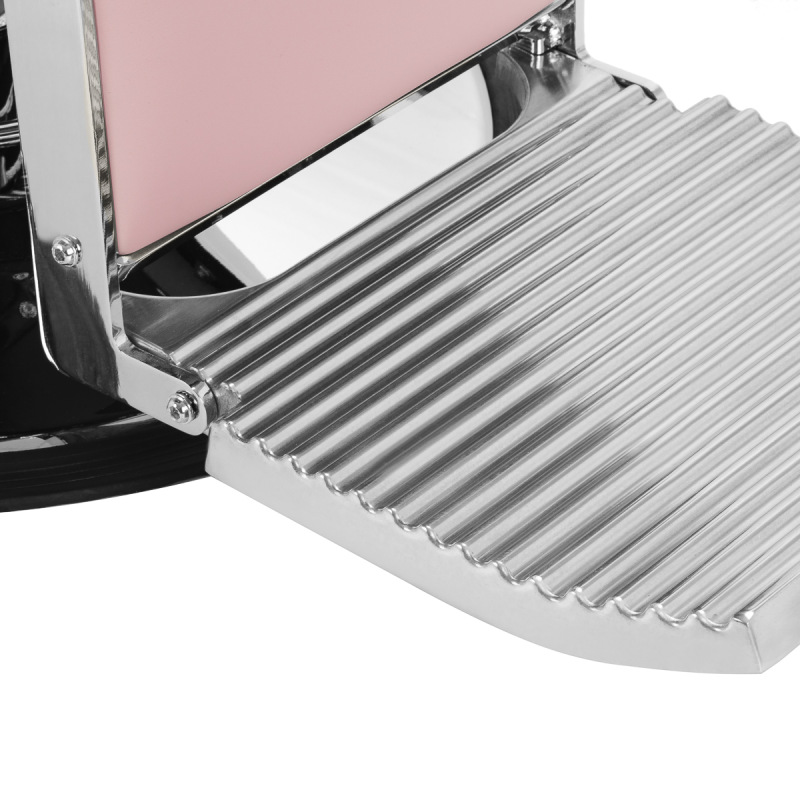 BARBERSKÉ KRESLO GABBIANO VISIONERIO ružové, chrómový rám 15