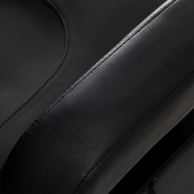 Hair System New York – barberské kreslo čierna / zlatá 7