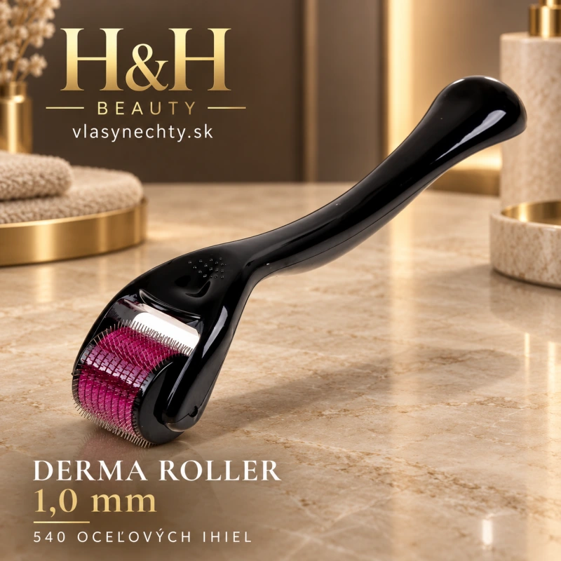 DERMA ROLLER 1,0 mm 540 OCEĽOVÝCH IHIEL