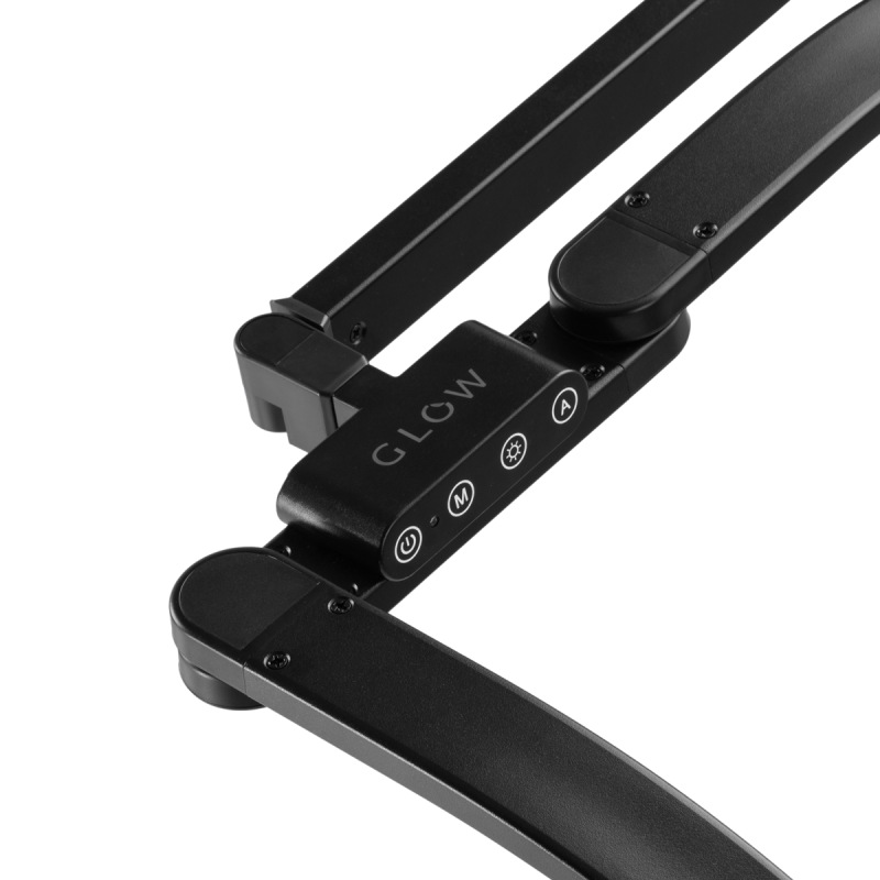 Lampa na manikúru Glow L05, ohnutá pre stolovú dosku, čierna 5