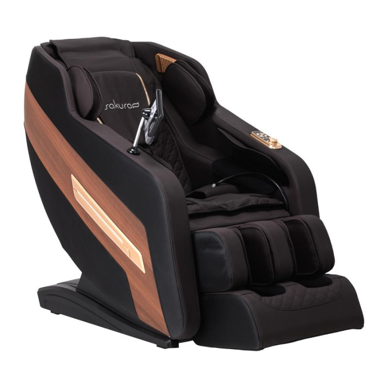 Masážne kreslo Sakura Classic 306A Drevená koža 1