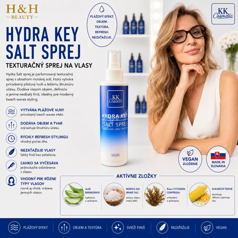 Hydra Key Salt sprej texturačný sprej na vlasy 200ml