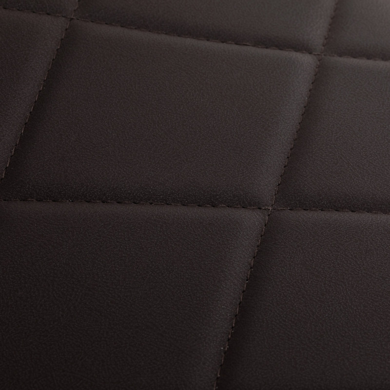 BARBERSKE KRESLO GABBIANO Bruno s čiernym rámom hnedé 15