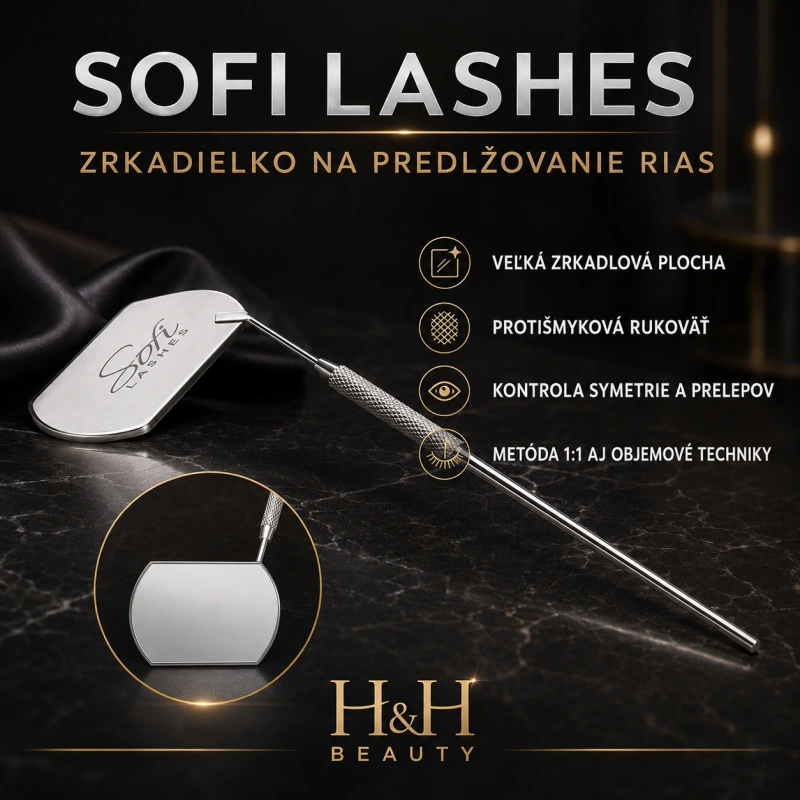 SOFI LASHES ZRKADIELKO NA PREDLŽOVANIE RIAS