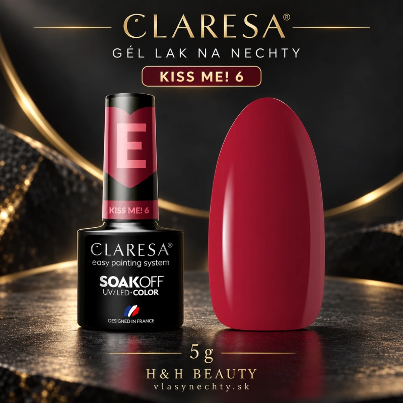 CLARESA GÉL LAK NA NECHTY KISS ME! 6 5G