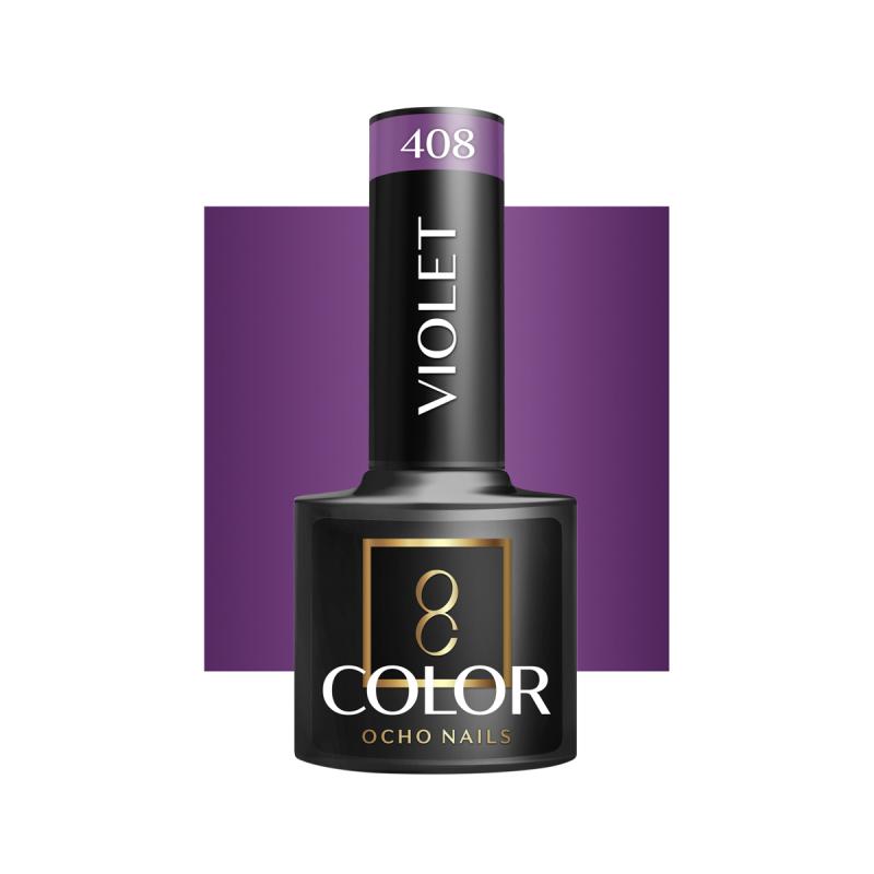 OCHO NAILS HYBRIDNÝ LAK NA NECHTY violet 408 -5 g