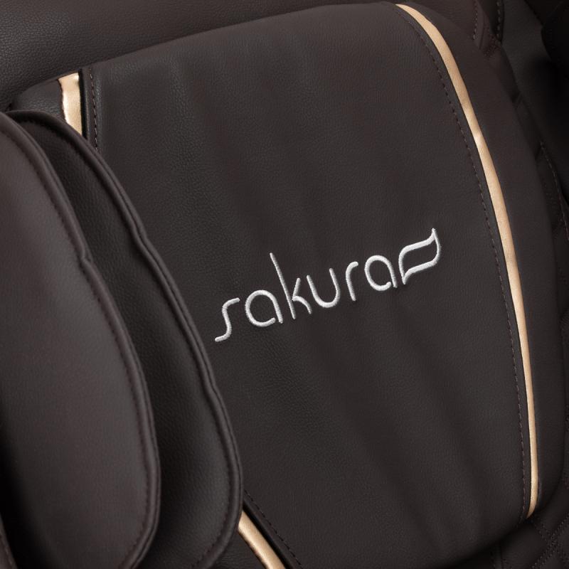 Masážne kreslo Sakura Classic 306A Drevená koža 11