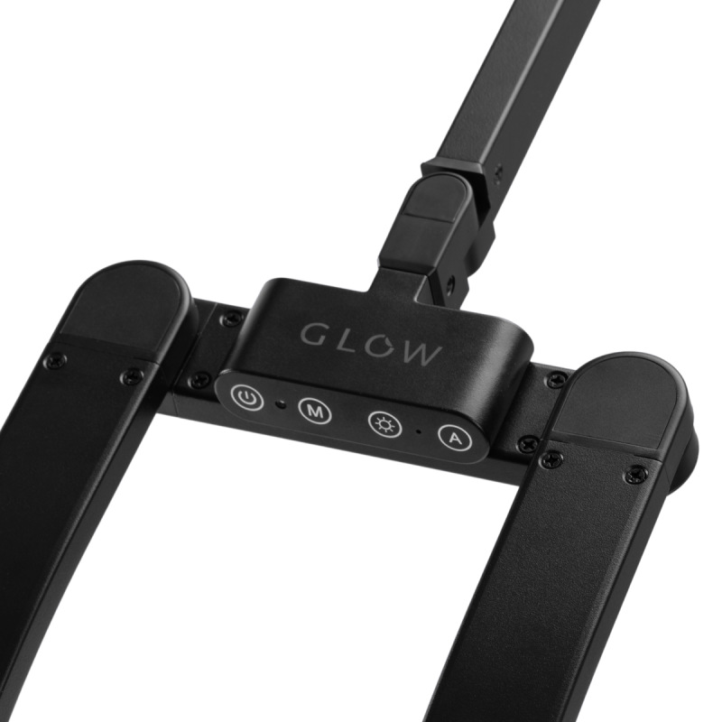 Lampa na manikúru Glow L05, ohnutá pre stolovú dosku, čierna 4