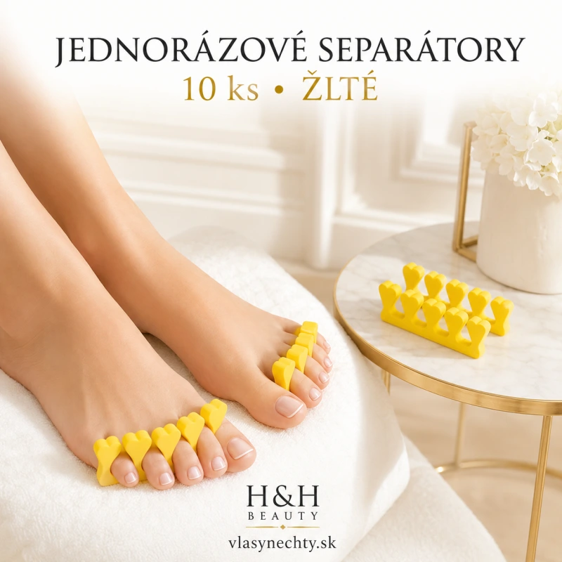 JEDNORÁZOVÉ SEPARÁTORY 10 ks. ŽLTÉ 3