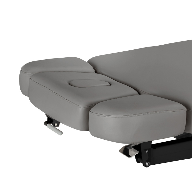 KOZMETICKÉ SPA LEHÁTKO Sillon Relax SPA, sivé s čiernou základňou 12