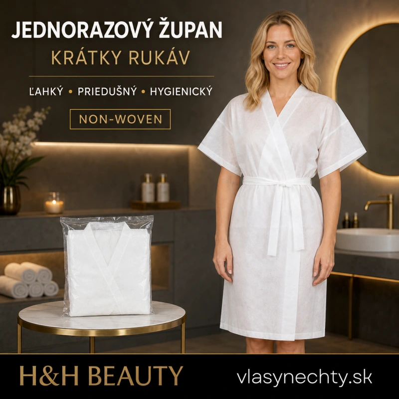 JEDNORÁZOVÝ ŽUPAN KRÁTKY RUKÁV