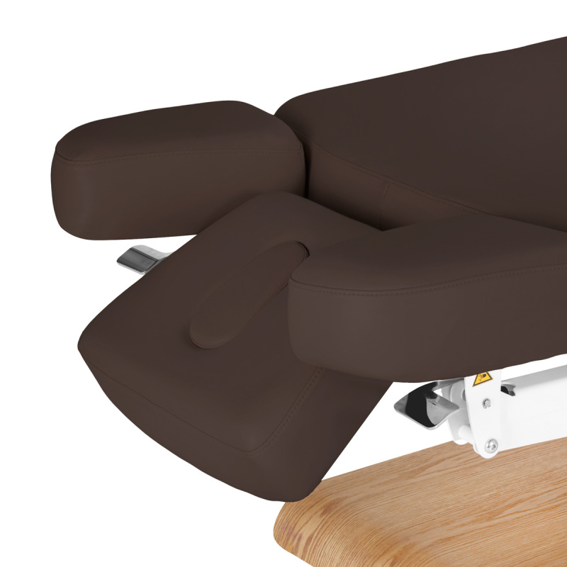 KOZMETICKÉ SPA LEHÁTKO Sillon Relax SPA, tmavohnedé s svetlo hnedou základňou 13