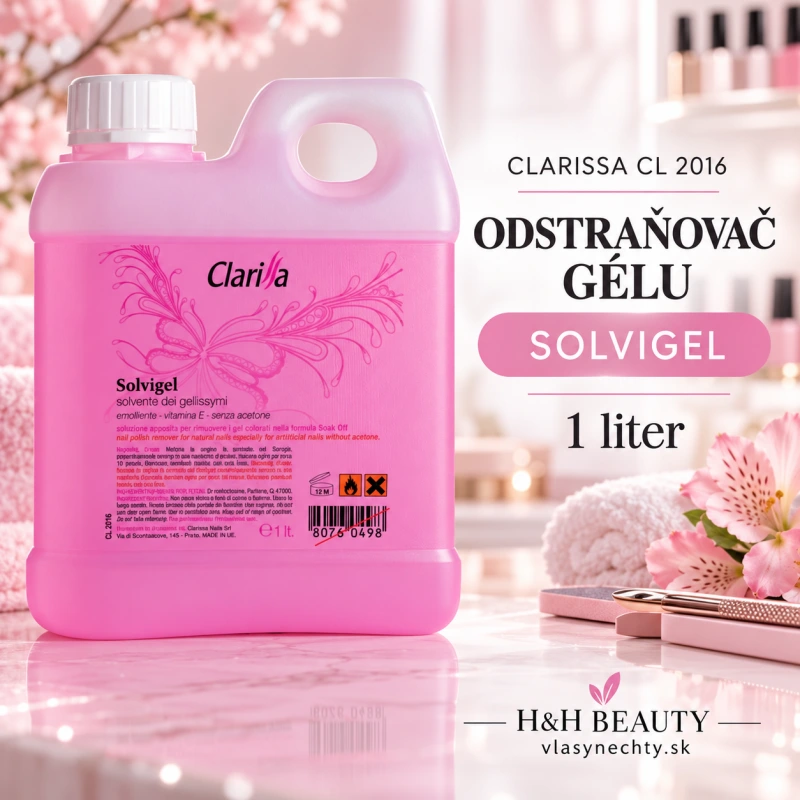 Odstarňovač gélu Clarissa CL 2016 Solvigel 1 liter
