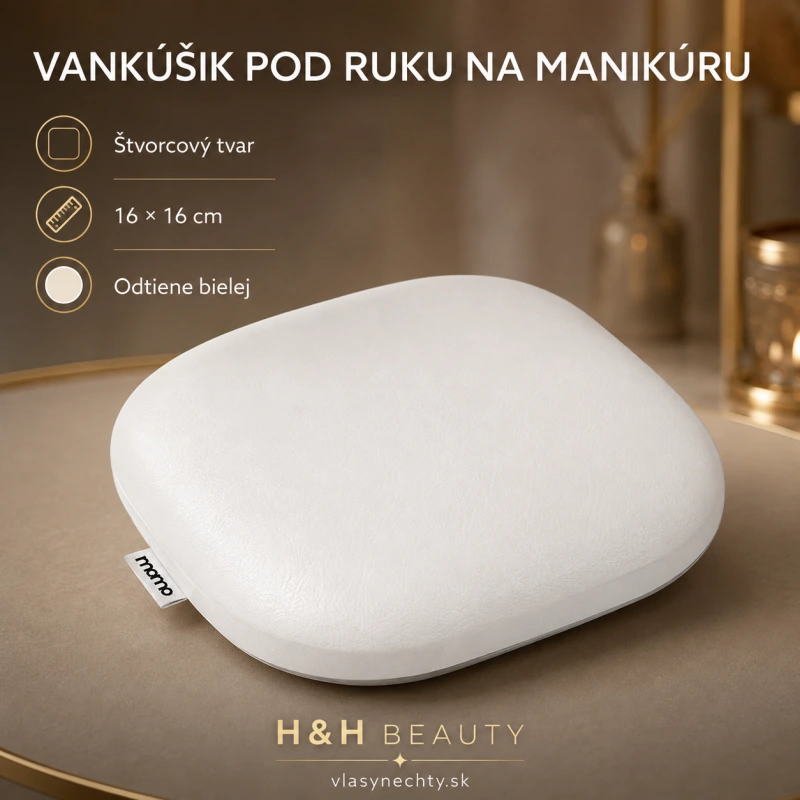 PODLOŽKA POD RUKY NA MANIKÚRU MOMO 8-M biela