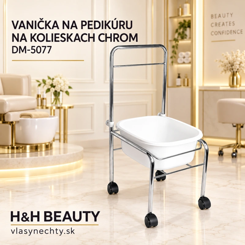 VANIČKA NA PEDIKÚRU NA KOLIESKACH CHROM DM-5077