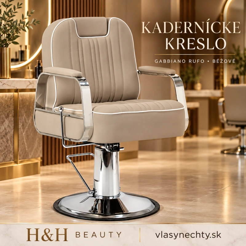 KADERNÍCKE KRESLO GABBIANO Rufo béžove