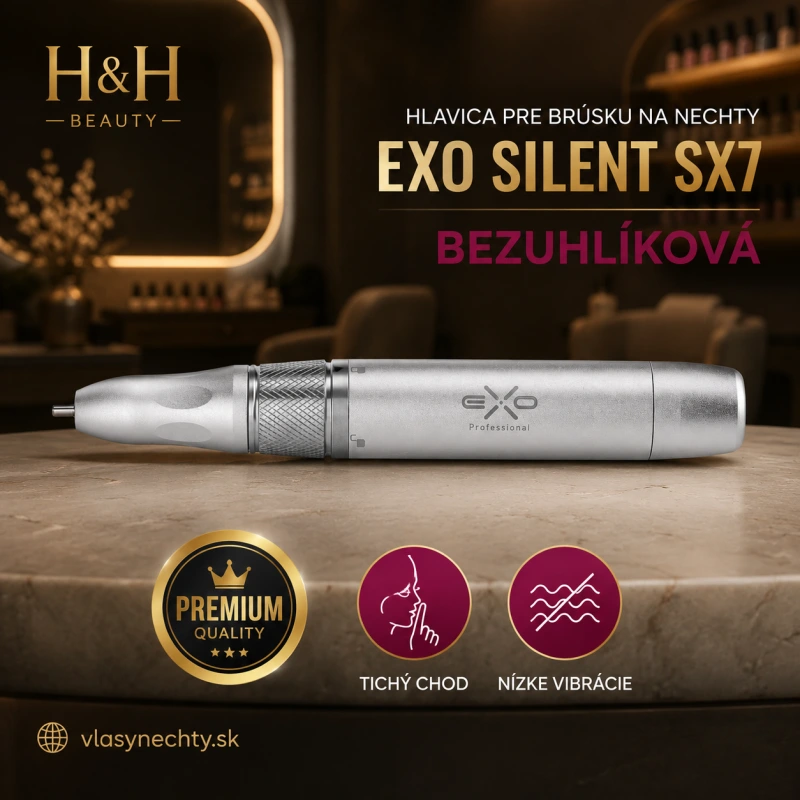 Hlava pre brúsku na nehty Exo Silent SX7 – bezuhlíková