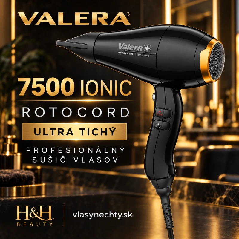 FÉN NA VLASY VALERA 7500 IONIC Rotocord – ultra tichý
