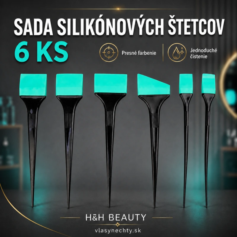 SADA SILIKÓNOVÝCH KADERNÍCKYCH ŠTETCOV