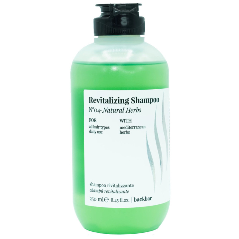 Farmavita BACKBAR REVITALIZING SHAMPOO Č.04 - PRÍRODNÉ BYLINKY 250ml 1
