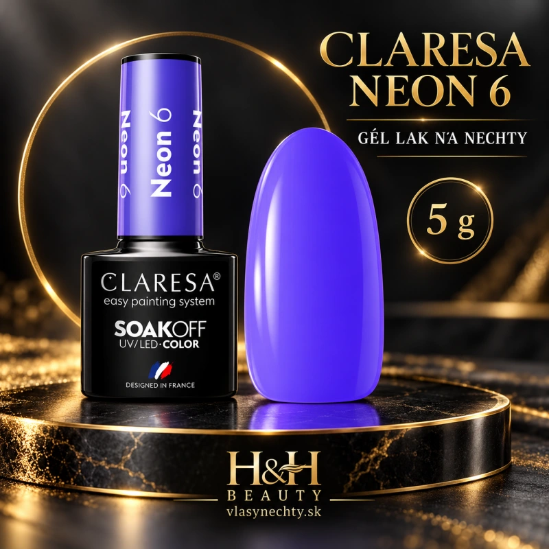 CLARESA GÉL LAK NA NECHTY NEON 6 - 5g