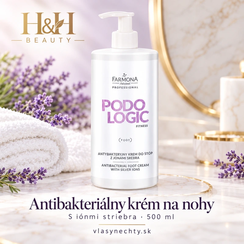 FARMONA PODOLOGIC FITNESS Antibakteriálny krém na nohy s iónmi striebra 500ml
