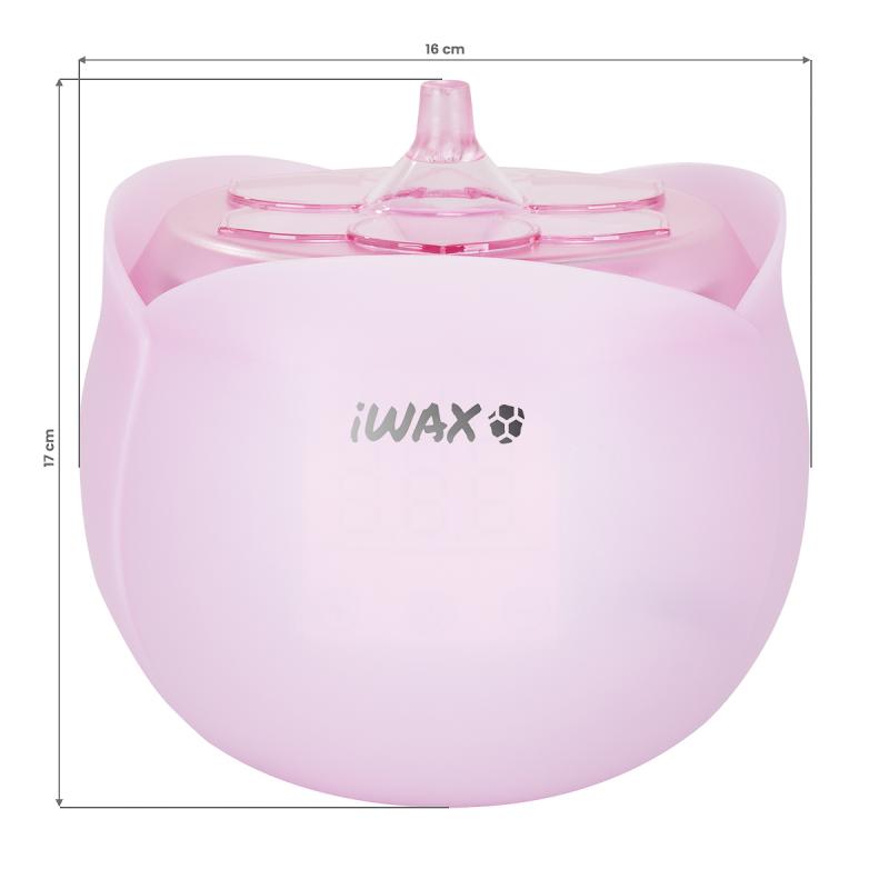 iWax Flower OHRIEVAČ DEPILAČNÉHO VOSKU V PLECHOVKE ružový 40W 450ml ružový 6