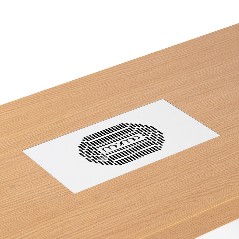 STÔL NA MANIKÚRUS ODSÁVAČKOU BIELY MOMO L02 5