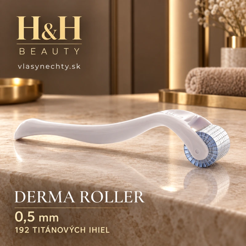 DERMA ROLLER 0,5 mm 192 TITÁNOVÝCH IHIEL