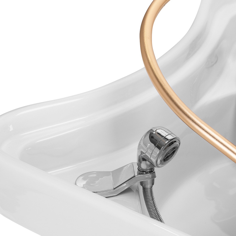 Myjnia fryzjerska z leżanką Head Spa Gabbiano 017 czarna 9