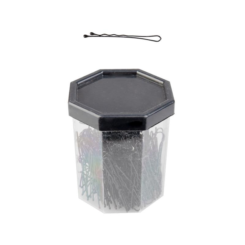 KADERNÍCKE SPONKY DO VLASOV E-62 150ks 4,9CM ČIERNE 1