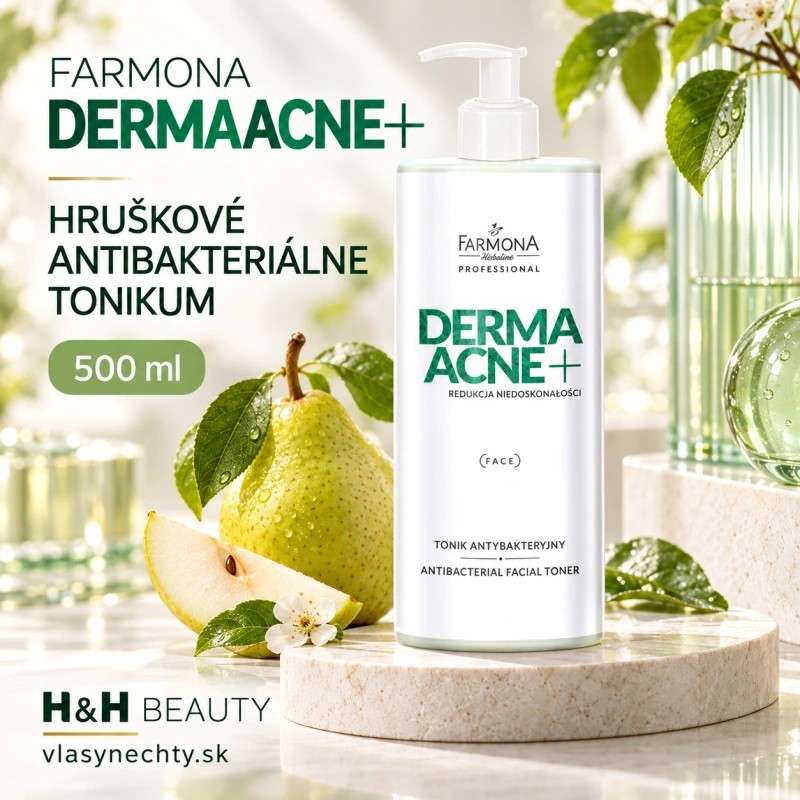 FARMONA DERMAACNE+ Hruškové antibakteriálne tonikum na tvár 500ml