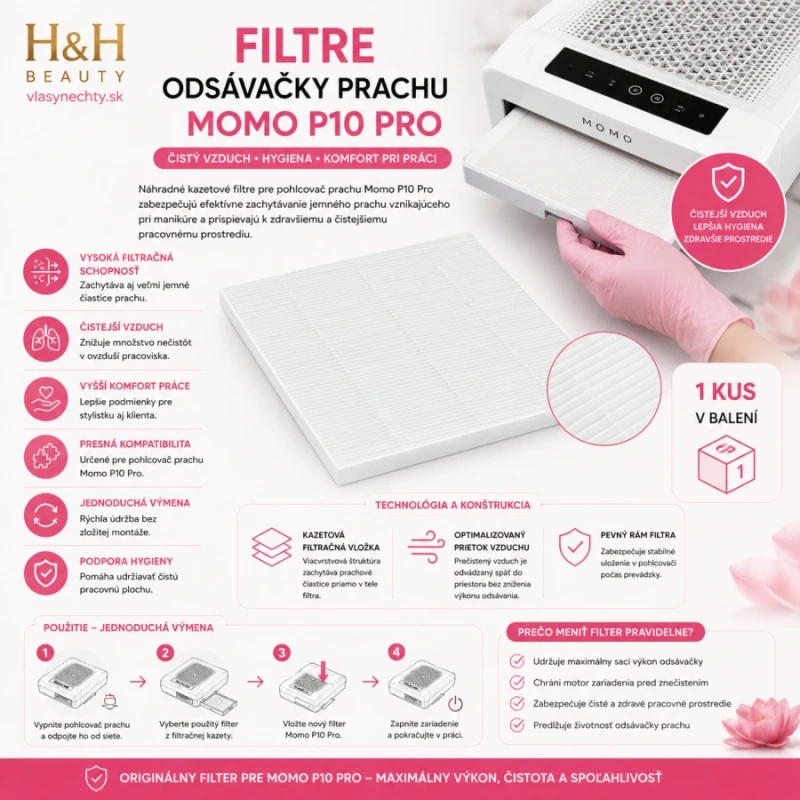 Filtre odsávačky prachu Momo P10 Pro 3