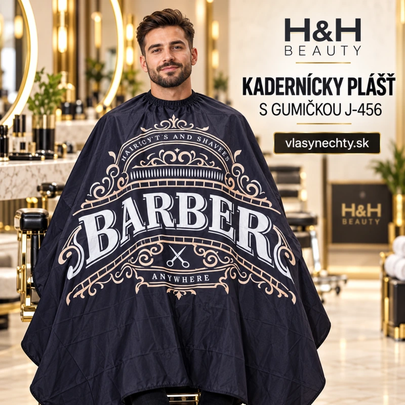 Kadernícky plášť s gumičkou J-456