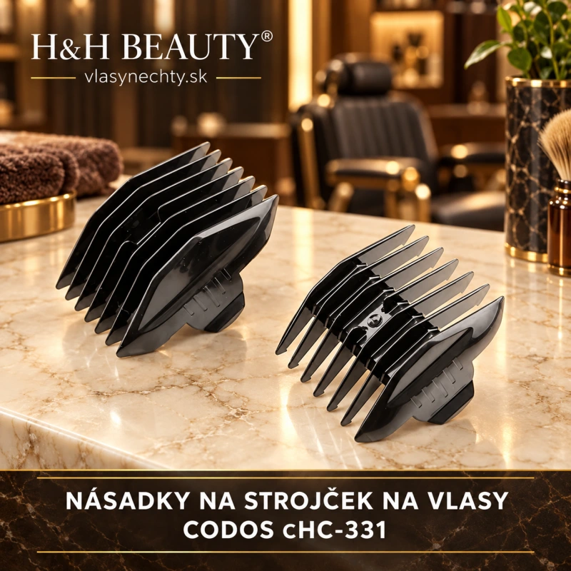 NÁSADKY NA STROJČEK NA VLASY CODOS CHC-331 ,Sada 2 ks
