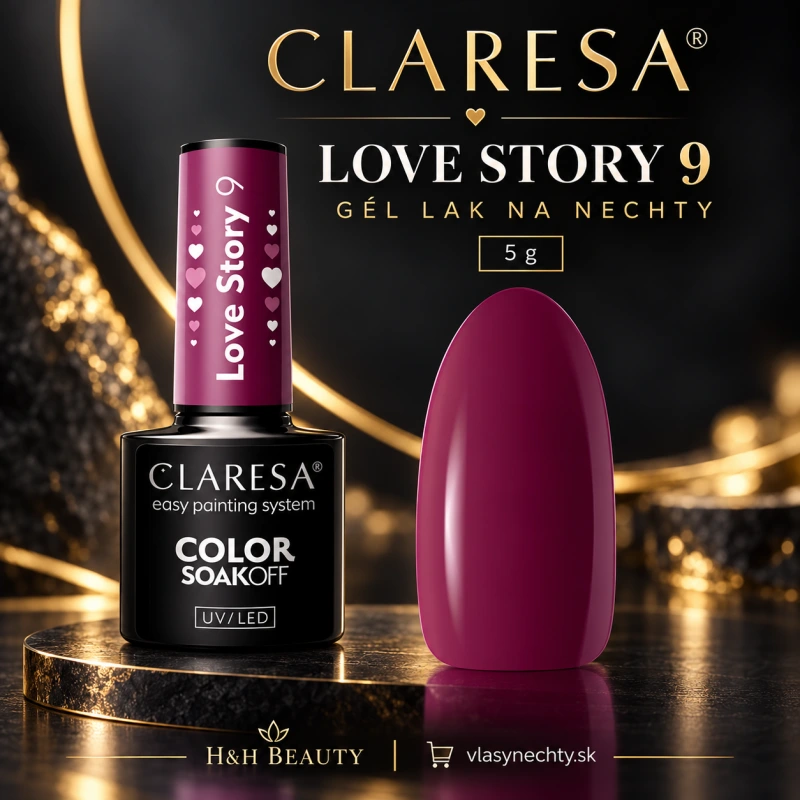 CLARESA GÉL LAK NA NECHTY LOVE STORY 9 - 5g
