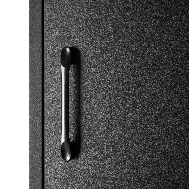 Stacja fryzjerska Labor Gabbiano TOTEM czarna z czarnym okuciem 8